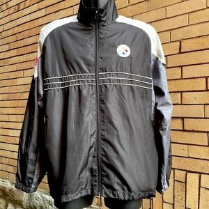 Vintage Sports Illustrated x NFL Reebok Pittsburgh Steelers Jacket Size Large